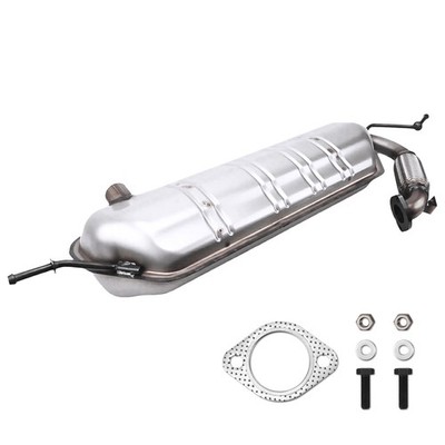 Stainless Steel Rear Exhaust Muffler fits: 2008-2015 Smart Fortwo 1.0L Smart Car