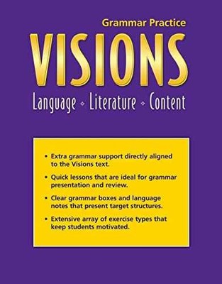 Visions: Grammar Practice - Paperback, by McCloskey Mary Lou - Very Good