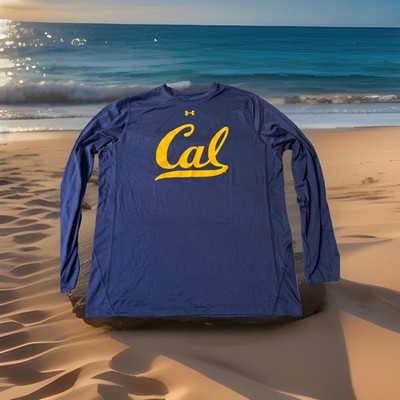 UC Berkeley Golden Bears Big Cal Logo L/S Athletic Shirt Large NCAA Official New