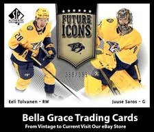 2021-22 SP Authentic Eeli Tolvanen / Juuse Saros #FI-17 Future Icons /399 NHL 
