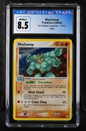 Machamp Holo Ex Hidden Legends 9/101 NM/Mint+ CGC 8.5