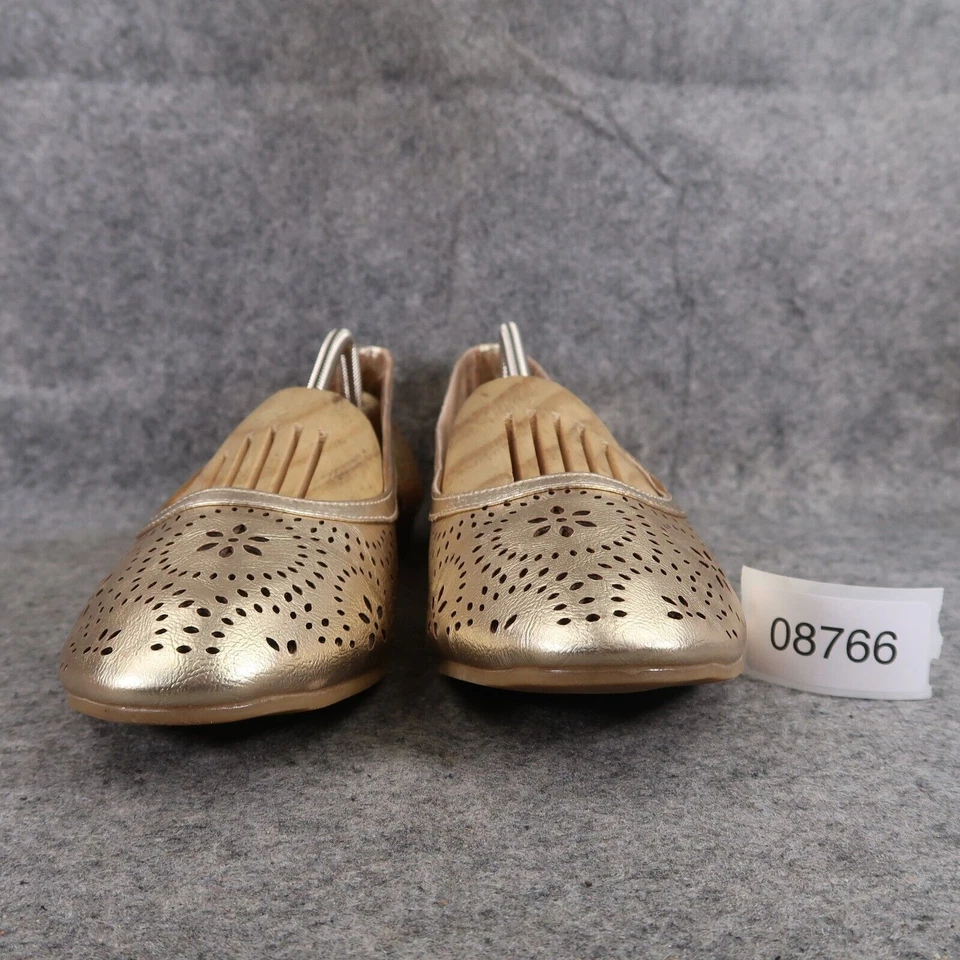 Zapatos Avon para mujer 11 zapatos planos de ballet moda cojín metálico caminar sin cordones recortados Foto 3 de 4