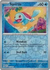 Squirtle - 007/165 - Common - Reverse Holo NM, English Pokemon Scarlet & Violet