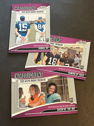 2025 Panini Absolute Football Introductions Inserts A0470