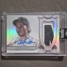2024 Topps Dynasty Derek Jeter Rookie of the Year Silver Auto Patch 3/5!! 