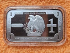 One Troy Oz .999+ Fine Silver Bar.  North West Territorial Mint Eagle Design. US