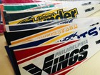 MAJOR INDOOR LACROSSE LEAGUE 1989-90 Set of 7  Team Pennants