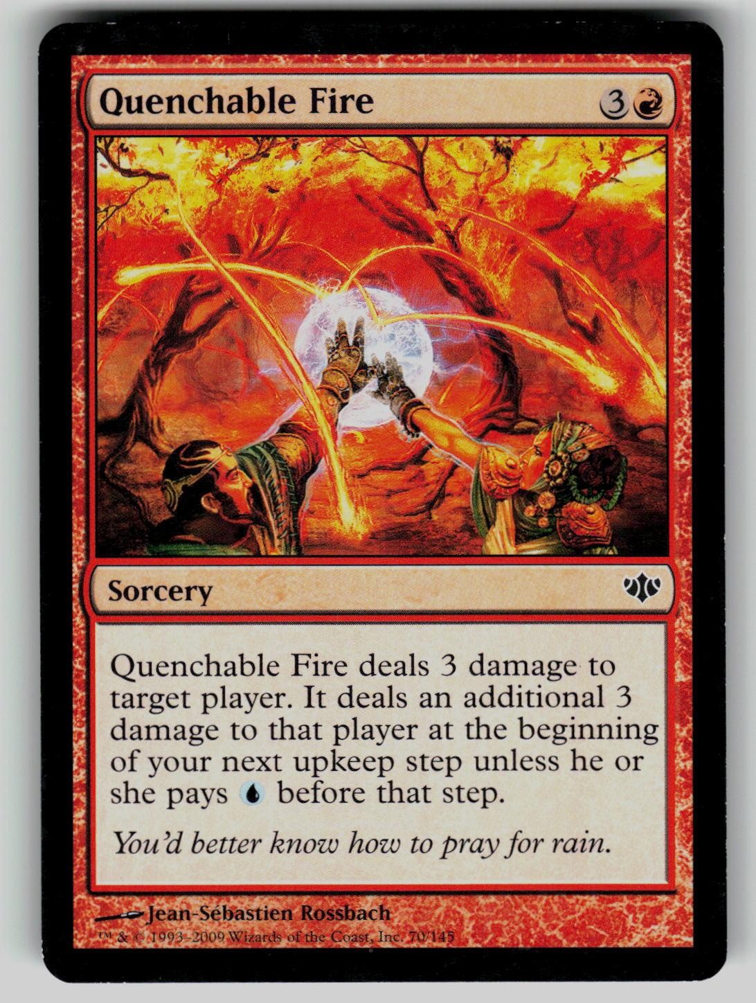Quenchable Fire 70 Conflux Magic: The Gathering Common