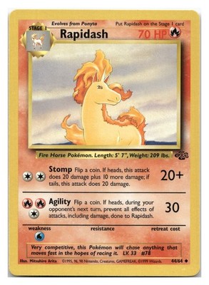 Rapidash [JU - 44/64] Unlimited Pokemon LP