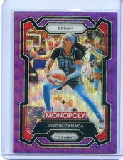 2024 Panini Monopoly Prizm WNBA JORDIN CANADA #56 PURPLE WAVE PRIZM SP DREAM