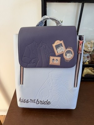 Disney Parks Haunted Mansion Kiss The Bride Headless Groom Portrait Backpack