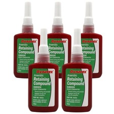 Dynatex Green High Strength Retaining Compound 1.69 oz Bottle (5-Pack)