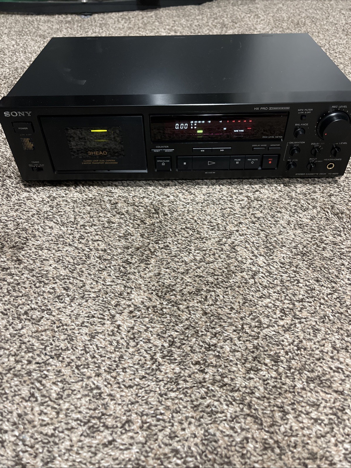 Sony TC-K600 vintage audio equipment - eBay listing photo 2