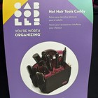 Caboodles Hot Hair Tools Women's Makeup Caddy Case Tote Black Hair Stylist Bag