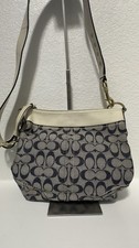 Coach Legacy 2009 Signature Denim Blue Hobo Crossbody Bag