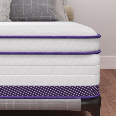 #ad 12quot;14quot; Gel Memory Foam Spring Hybrid Queen Mattress Twin Full King Size In A Box $339.32