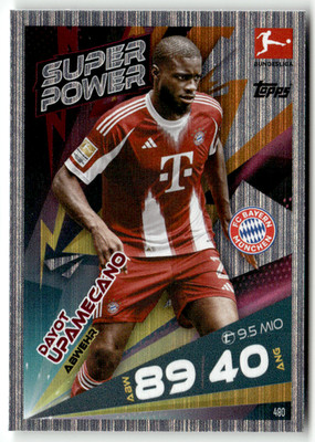 Topps Match Attax Bundesliga 2025-26 No. 480 Dayot Upamecano Super Power