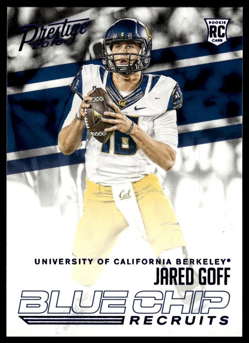 2016 Panini Prestige #11 Jared Goff Blue Chip Recruits ROOKIE CARD