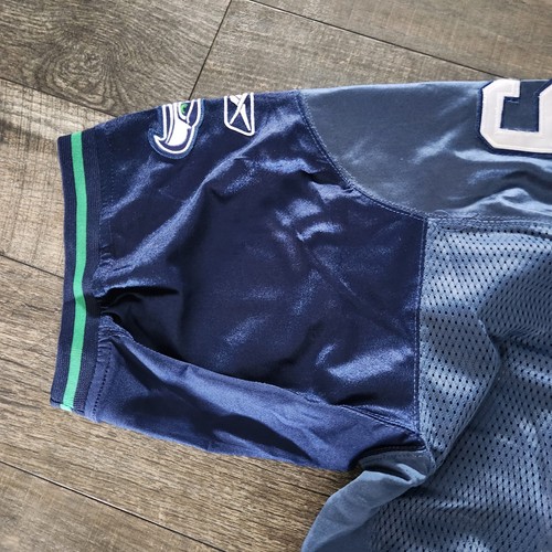 Seattle Seahawks #59 Aaron Curry On Field Y2K Reebok Jersey Size 54 NFL Stitch - Picture 5 of 10