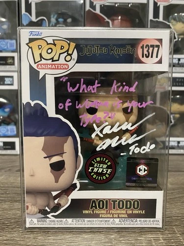 Funko Pop! Jujutsu Kaisen Aoi Todo Chase CC Exclusive Signed Xander Mobus SWAU