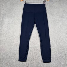 Lululemon Align High Rise Leggings Navy Blue Yoga Pants Womens 8