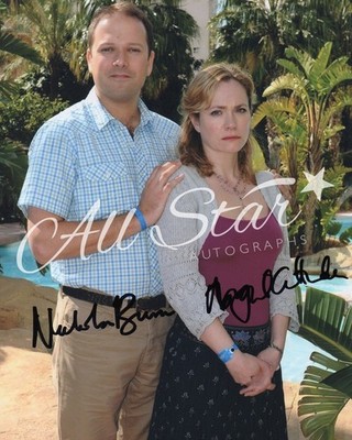 BENIDORM - Abigail Cruttenden & Nicholas Burns Signed Photograph 01 (MC)