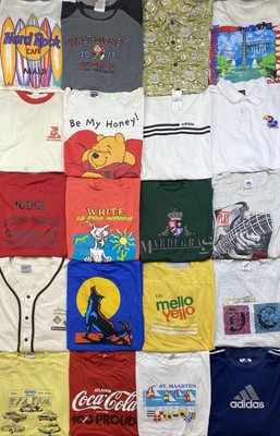 Vintage Graphic shirts Promo Funny Cartoons Sport Destinations Lot Of 20 Mix Szs
