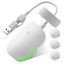 2in1 Wireless Carplay Adapter for iPhone Android,Plug n Play Easy Setup Autom...