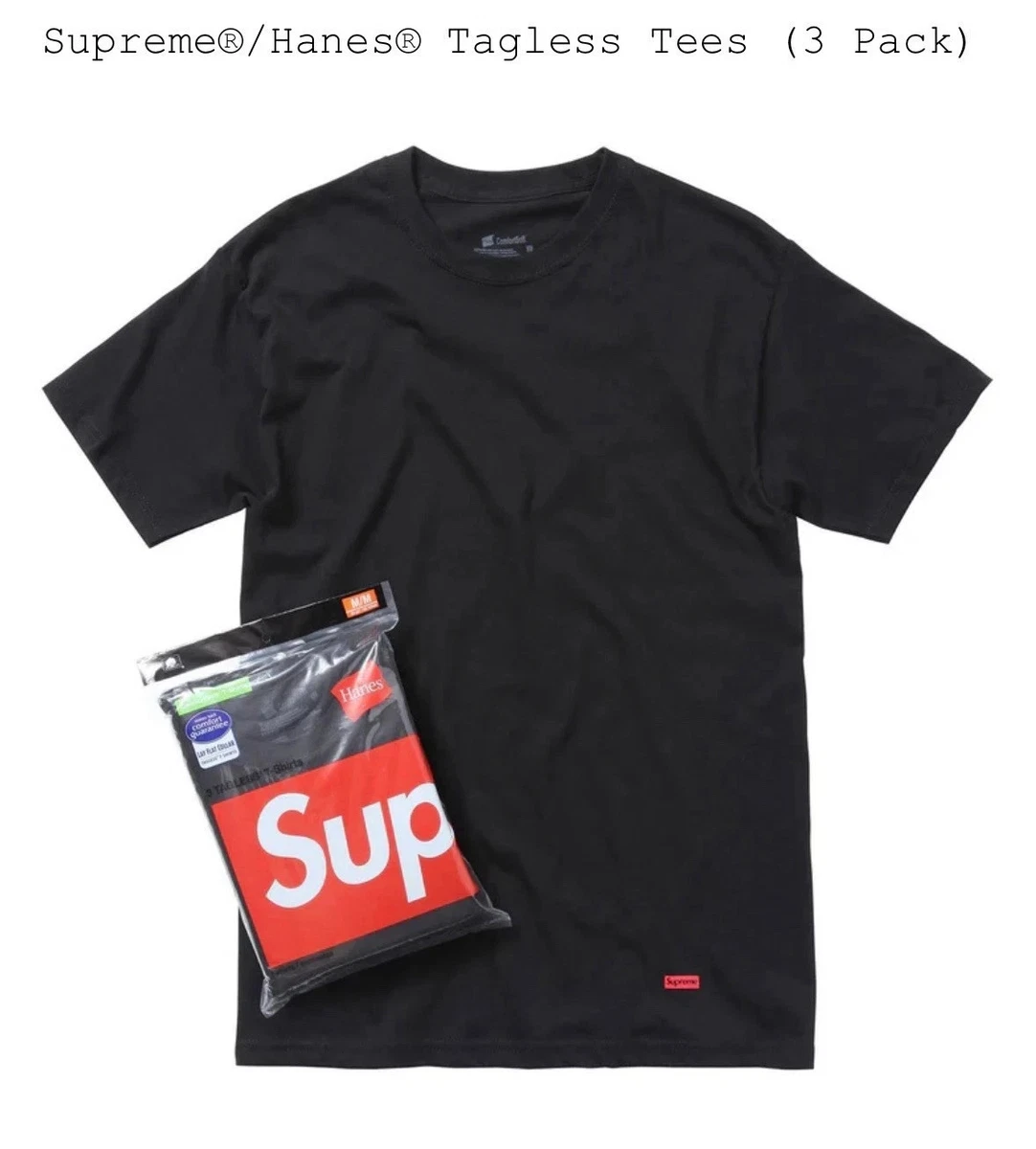 Supreme Hanes In Men's T-Shirts for sale - eBay