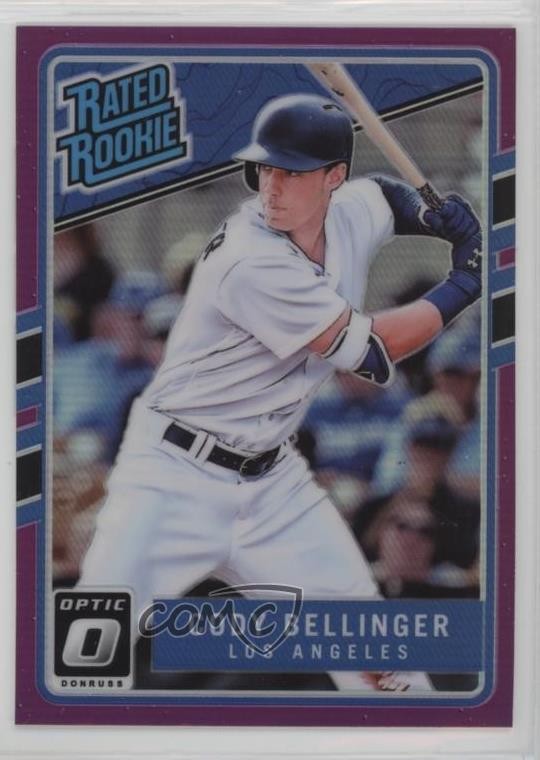 2017 Donruss Optic Rated Rookies Purple Prizm Cody Bellinger #65 Rookie RC 1n4k