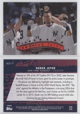 2021 Topps Stadium Club Stadium Club Greats Red Derek Jeter #SCG-17 HOF