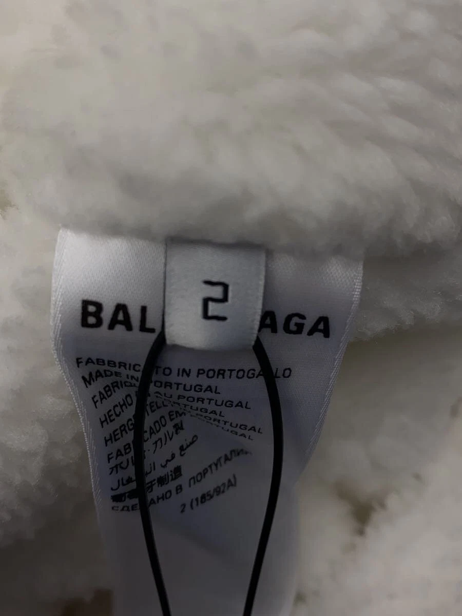 Felpa con cappuccio BALENCIAGA bianca 2 usata