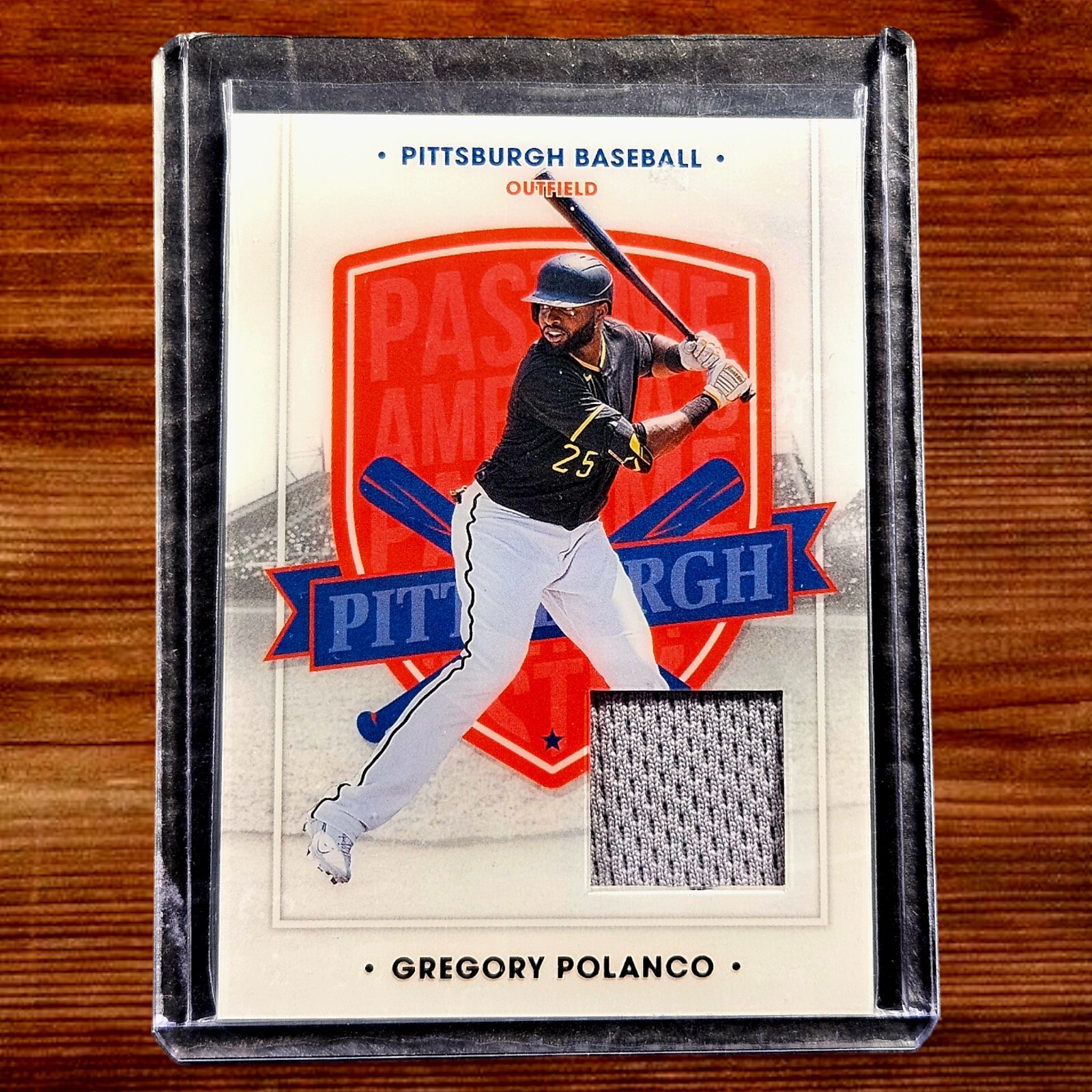 Gregory Polanco 2021 Panini Chronicles America's Pastime Swatches #64
