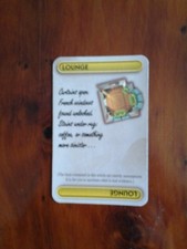 Cluedo Game, Set Of Rooms Cards. Genuine Waddingtons/Hasbro Parts.