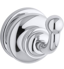 Kohler Fairfax K-12156-G Single Robe Hook Polished Chrome - New Sealed