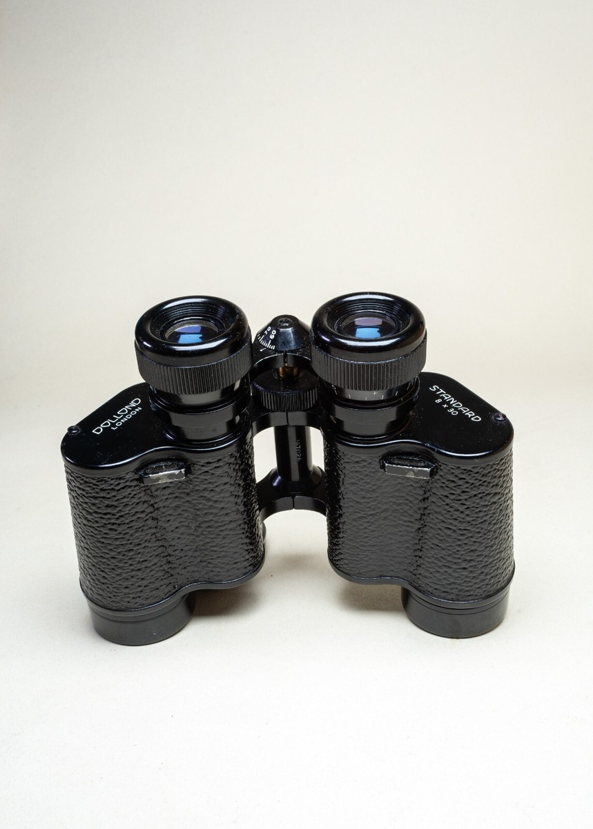 Vintage Binoculars Dollond of London 8x30 with case