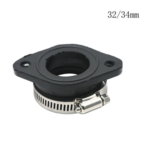 Motorcycle Carburetor Adapter Inlet Intake Pipe Rubber For 32/34mm UTV Motor 1PC - Picture 3 of 6