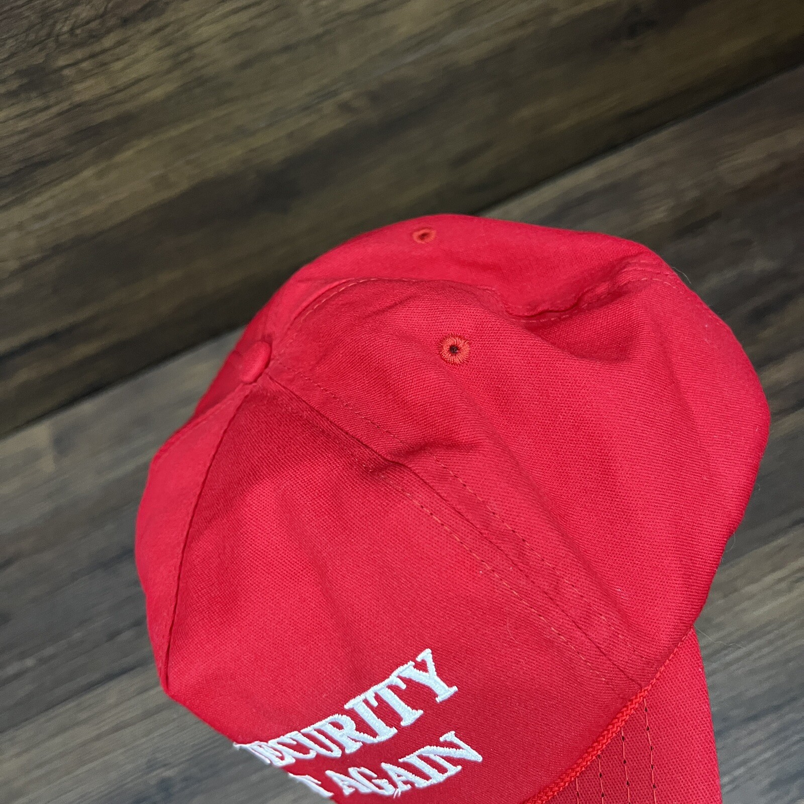 Make Security Great Again Snapback Red Ball Hat D… - image 6