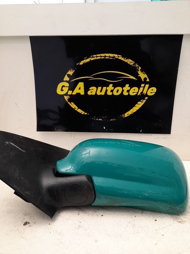 VW Polo 6N Außenspiegel links manuell 6N1857501E  202271  221071 Türkis