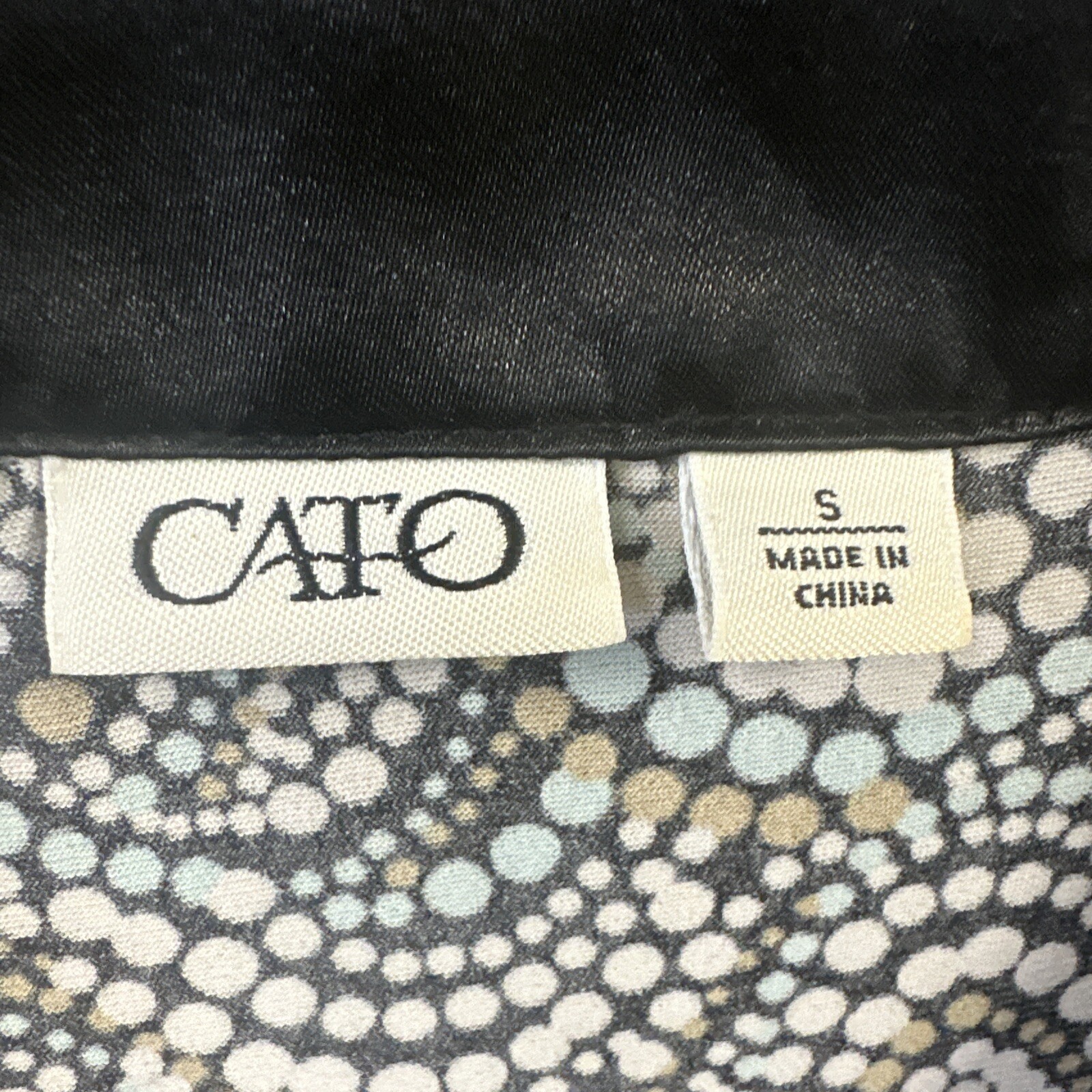 Women’s CATO Circle Retro Pattern Polyester Class… - image 2