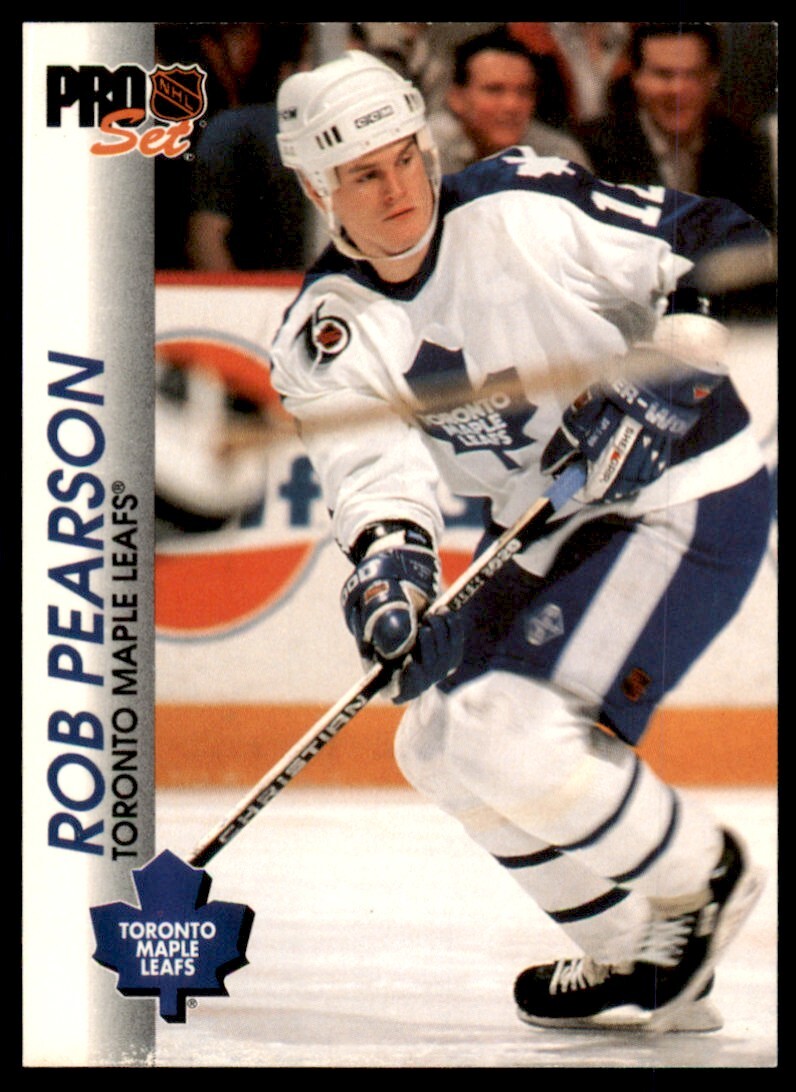 Rob Pearson 1992-93 Pro Set #191 Toronto Maple Leafs