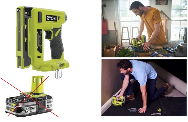 Ryobi One+ Akku Tacker R18ST50-0 Ohne Akku Ohne LadegeräT 5133004496-image