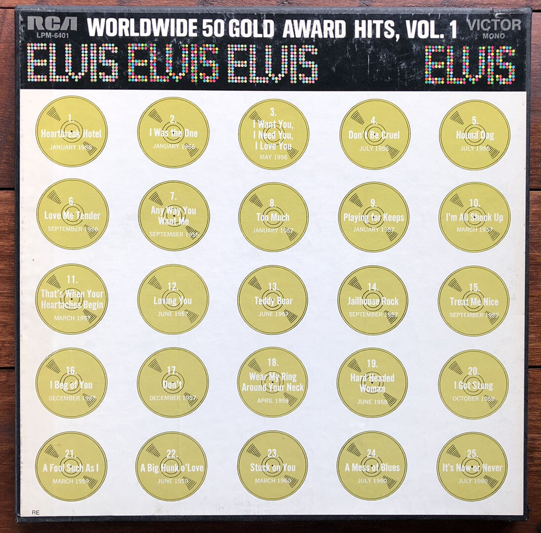 Elvis Presley - Worldwide 50 Gold Award Hits, Vol. 1 (1976) LPM