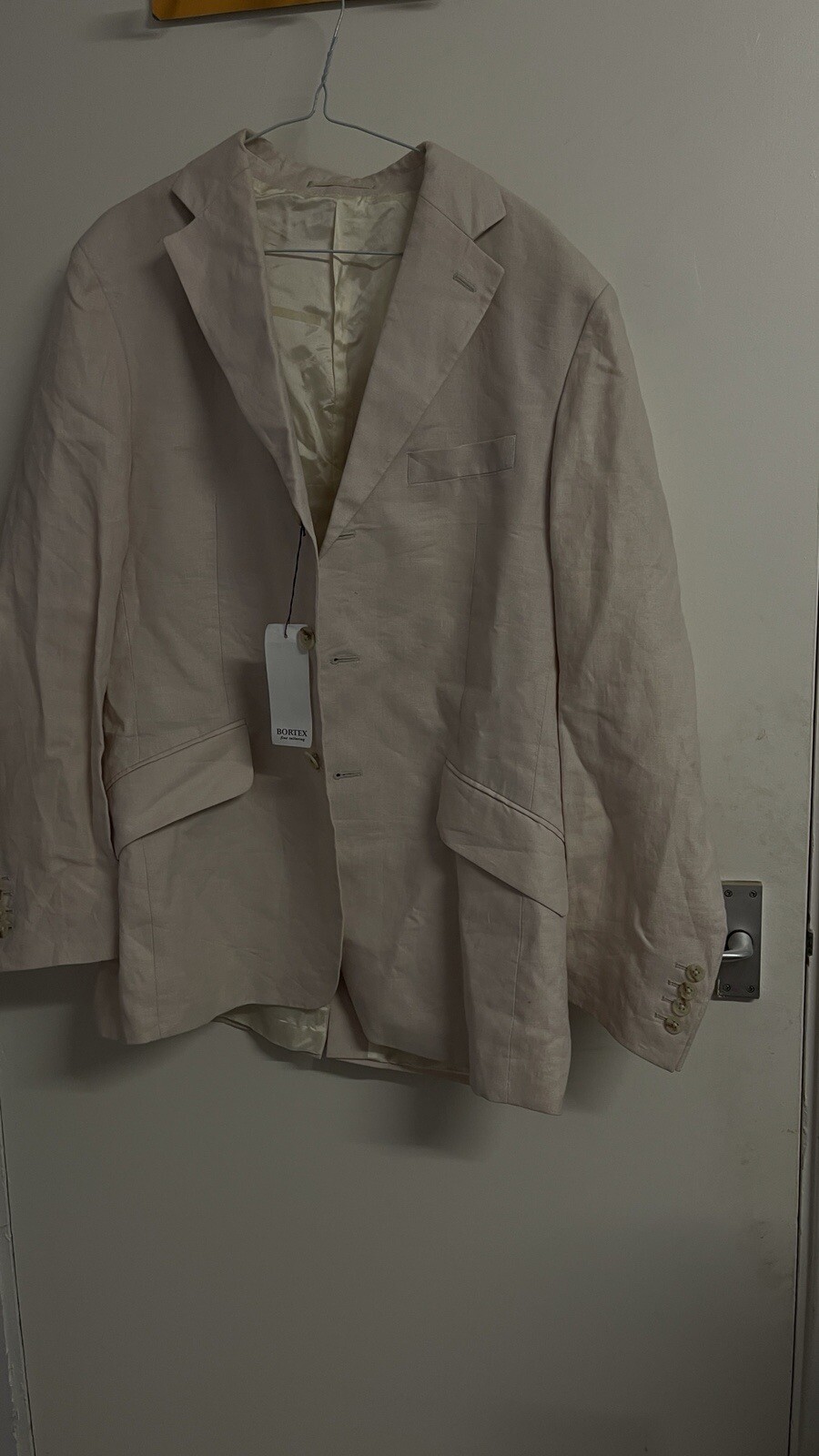 CHAQUETA/BLAZER DE SASTRERÍA FINA HACKETT BORTEX TALLA 40 R RUBOR ROSA