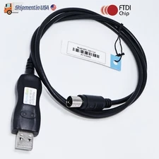 FOR Kenwood PG-4S USB FTDI Programming Cable TM-G707A, TM-G707E, TM-V7A, TM-V7E
