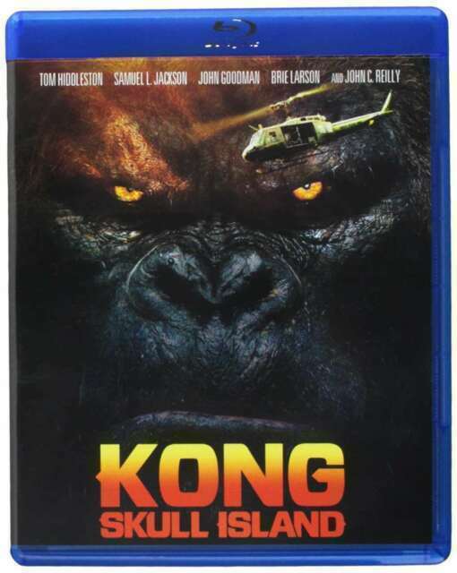 Kong: Skull Island (Blu-ray, 2017) Samuel Jackson, Tom