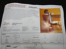 Original Stokke KinderZeat High Chair Assembly Instructions Hex Wrench