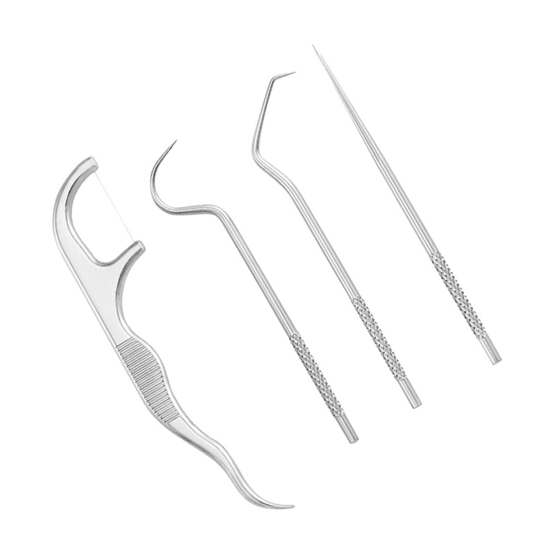 Portable Titanium Toothpick Bag Set ReNEWable Metal Toothpicks w