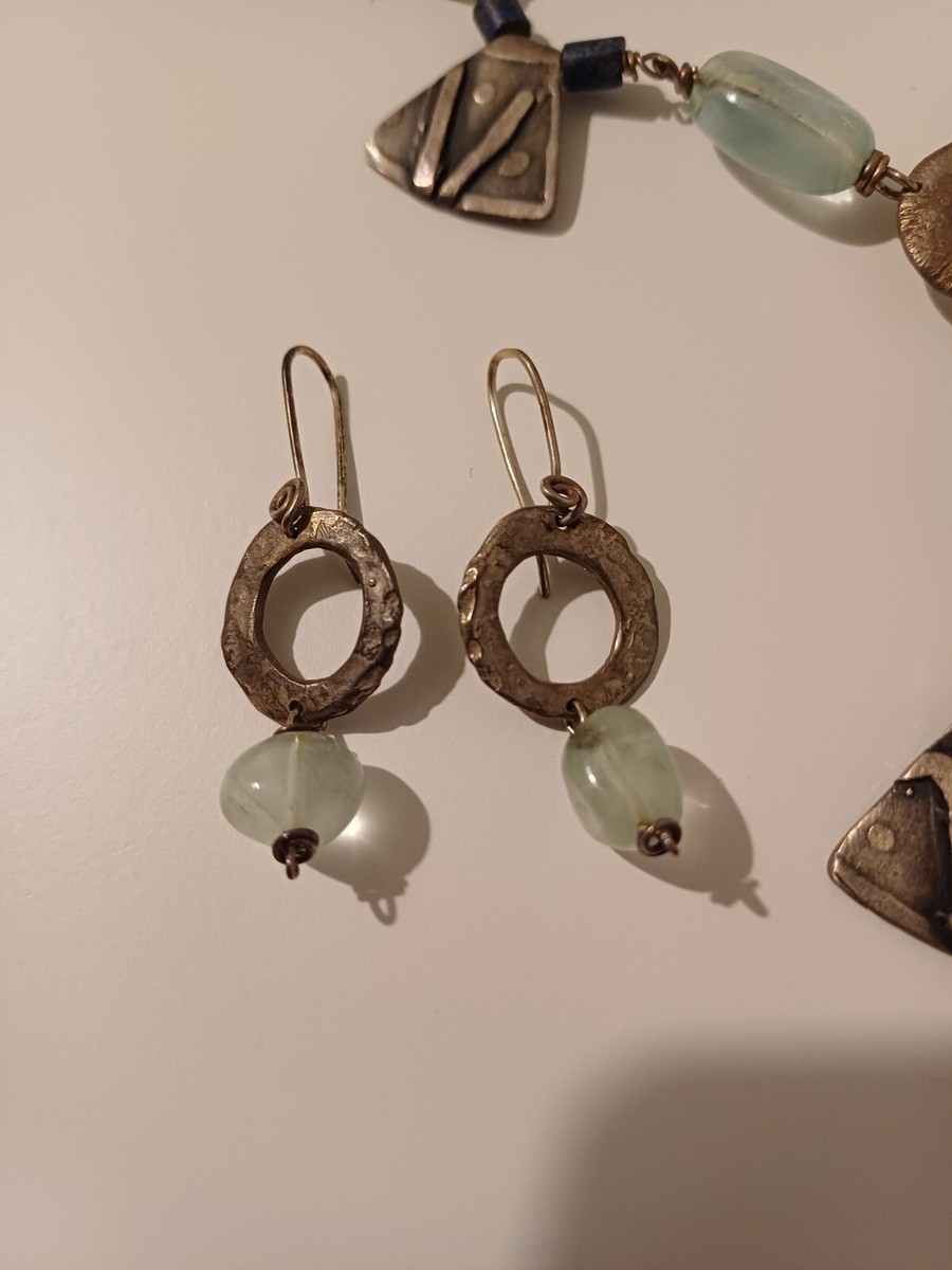 Necklace and earrings, designed and handmade by Jolene Smith, stunning