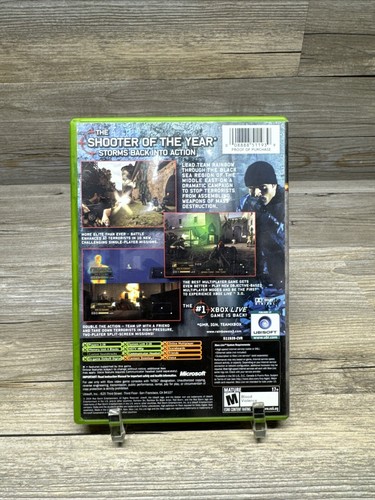 Tom Clancy's Rainbow Six 3 Black Arrow Original Xbox Complete in Box - Tested - Picture 2 of 3